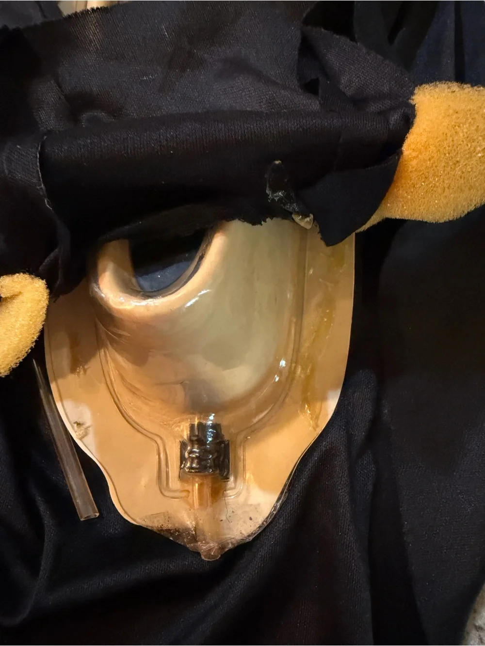 Ghostface Style Bleeding Mask - Scream Halloween Costume (No Pump)